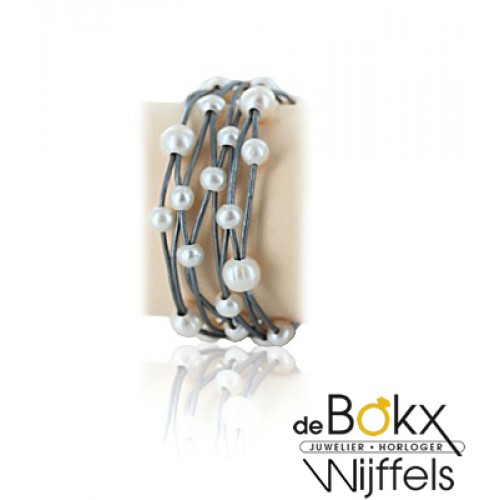 Parel armband met magneetsluiting - 53951