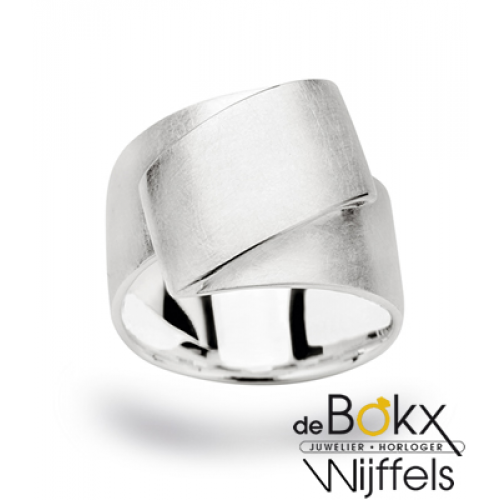 Ring zilver van bastian inverun maat 56 - 55345 Ring zilver van bastian inverun maat 56 - 55345
