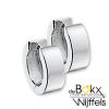 oorringen zilver gerhodineerd vlak - 53579 oorringen zilver gerhodineerd vlak - 53579