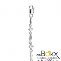 Armband zilver met zirkonia steentjes - 55290 Armband zilver met zirkonia steentjes - 55290