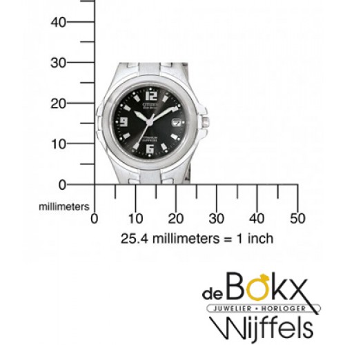 Titanium Citizen horloge dames eco-drive EW0650-51F - 55301