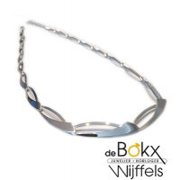 Collier van Breuning mat en glimmend in zilver - 55320 Collier van Breuning mat en glimmend in zilver - 55320