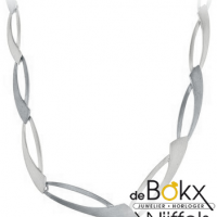 Collier van Breuning mat en glimmend in zilver - 55320 Collier van Breuning mat en glimmend in zilver - 55320