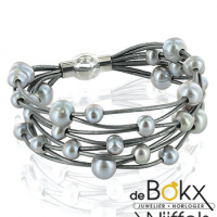 Parel armband met magneetsluiting - 53950