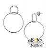 Zilver oorbellen groot en lang - 56866 Zilver oorbellen groot en lang - 56866