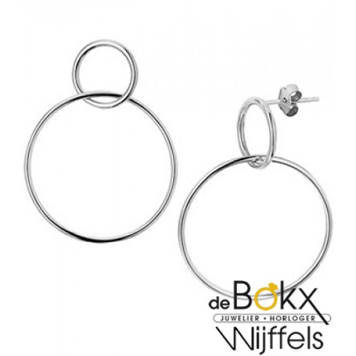 Zilver oorbellen groot en lang - 56866 Zilver oorbellen groot en lang - 56866
