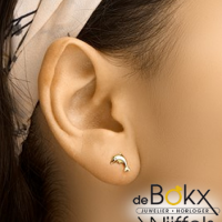 gouden kinderoorbellen dolfijn - 56889 gouden kinderoorbellen dolfijn - 56889