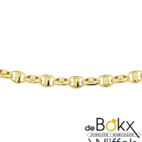 gouden ketting dames 50cm hol - 56906 gouden ketting dames 50cm hol - 56906