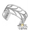 les Gorgettes armband courbe met zirkonia 25mm met leer bandje in de kleuren petrol blue/rasberry. - 57010 les Gorgettes armband courbe met zirkonia 25mm met leer bandje in de kleuren petrol blue/rasberry. - 57010