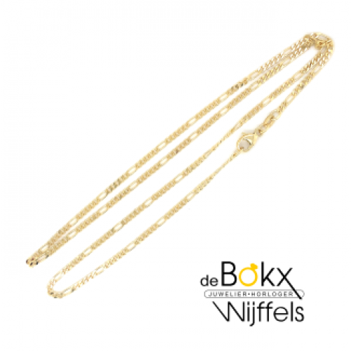 figaro ketting goud 45cm - 1.8mm - 57047 figaro ketting goud 45cm - 1.8mm - 57047