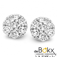 Oorsteker witgoud met diamant 0.19 crt. - 57036 Oorsteker witgoud met diamant 0.19 crt. - 57036