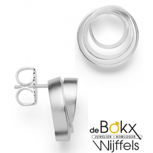 Oorbellen zilver van bastian inverun - 57155 Oorbellen zilver van bastian inverun - 57155