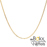 Gouden ketting anker 45cm - 56981 Gouden ketting anker 45cm - 56981