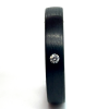 Titanium trouwring met carbon en diamant maat 53 - 56219 Titanium trouwring met carbon en diamant maat 53 - 56219