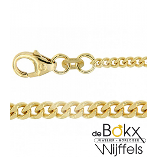 Gouden ketting gourmet 50cm 1.7mm - 56991 Gouden ketting gourmet 50cm 1.7mm - 56991