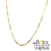 Ketting figaro geel goud 42cm 1.5mm - 56994 Ketting figaro geel goud 42cm 1.5mm - 56994