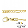 Ketting figaro geel goud 42cm 1.5mm - 56994 Ketting figaro geel goud 42cm 1.5mm - 56994