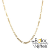 Ketting figaro geel goud 42cm 1.5mm - 56994 Ketting figaro geel goud 42cm 1.5mm - 56994