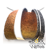 Sideral hanger van Arior in zilver met koper en goud pigmenten 1173074XPU - 56571 Sideral hanger van Arior in zilver met koper en goud pigmenten 1173074XPU - 56571