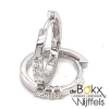 Diamant oorringen 0.12ct wit goud - 56703 Diamant oorringen 0.12ct wit goud - 56703