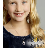 unicorn / eenhoorn met ketting zilver emaille 38cm - 56752 unicorn / eenhoorn met ketting zilver emaille 38cm - 56752