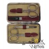 manicureset windrose merino rood leer 803665-0 - 56372 manicureset windrose merino rood leer 803665-0 - 56372