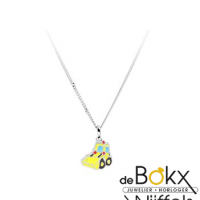 schepwagen hanger met ketting  in zilver - 56395 schepwagen hanger met ketting  in zilver - 56395