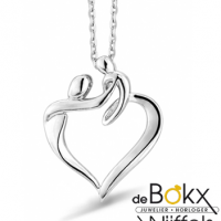 M' Amour hanger hartje moeder en kind zilver Z.40 - 56187 M' Amour hanger hartje moeder en kind zilver Z.40 - 56187