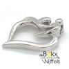 M&#39; Amour hanger hartje moeder en kind zilver Z.40 - 56187