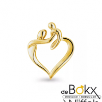 M'amour hanger hartje moeder en kind goud D.40 - 56195 M'amour hanger hartje moeder en kind goud D.40 - 56195