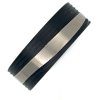 Breede titanium ring met zwarte carbon maat 63 - 56208 Breede titanium ring met zwarte carbon maat 63 - 56208