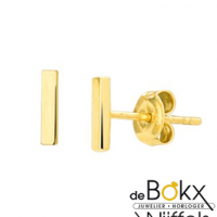 Geelgoud oorknoppen staafjes (balkjes) - 56211 Geelgoud oorknoppen staafjes (balkjes) - 56211