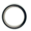 Smalle titanium trouwring met carbon maat 61 - 56220 Smalle titanium trouwring met carbon maat 61 - 56220