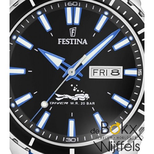 Het beste vakantie strand horloge Festina duiker sport horloge - 56254