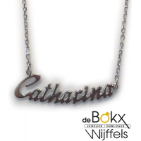 bestel een ketting met jouw naam in zilver 45cm - 56165 bestel een ketting met jouw naam in zilver 45cm - 56165
