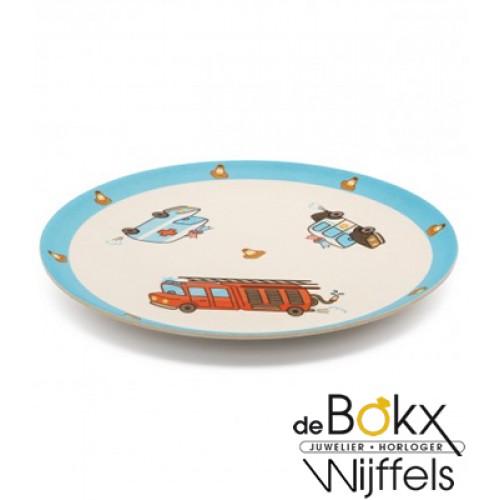 hulpdiensten kinderbestek 6-delig met bord, kom en bakje - 56108 hulpdiensten kinderbestek 6-delig met bord, kom en bakje - 56108