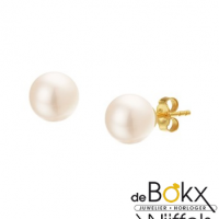 pareloorbellen geelgoud 6mm - 56120 pareloorbellen geelgoud 6mm - 56120