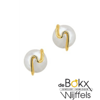 Parel oorbellen goud - 56124 Parel oorbellen goud - 56124