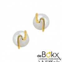 Parel oorbellen goud - 56124 Parel oorbellen goud - 56124