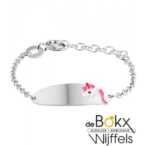 Graveer armband eenhoorn / unicorn 11- 13cm - 57134 Graveer armband eenhoorn / unicorn 11- 13cm - 57134