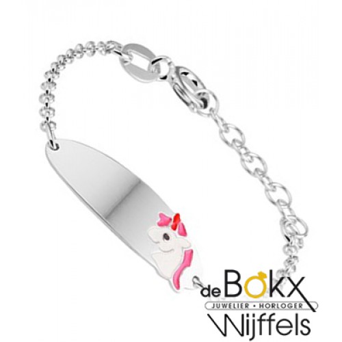 Graveer armband eenhoorn / unicorn 11- 13cm - 57134 Graveer armband eenhoorn / unicorn 11- 13cm - 57134