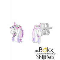 Oorknoppen eenhoorn /unicorn zilver - 57135 Oorknoppen eenhoorn /unicorn zilver - 57135