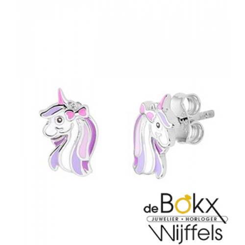 Oorknoppen eenhoorn /unicorn zilver - 57135 Oorknoppen eenhoorn /unicorn zilver - 57135