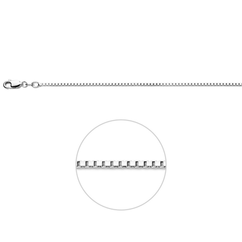 Ketting zilver venetiaans 42cm 1.4mm - 57140