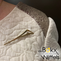 broche in goud met zirkonia - 57905 broche in goud met zirkonia - 57905