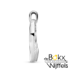Hartjes hanger zilver met zirkonia - 57913