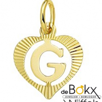 Hartjes hanger goud letter G - 57328 Hartjes hanger goud letter G - 57328