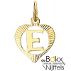 Hartjes hanger goud letter E - 57333 Hartjes hanger goud letter E - 57333