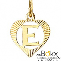 Hartjes hanger goud letter E - 57333 Hartjes hanger goud letter E - 57333