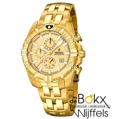 Festina horloge chronograaf met datum double F20356-1 - 57373 Festina horloge chronograaf met datum double F20356-1 - 57373